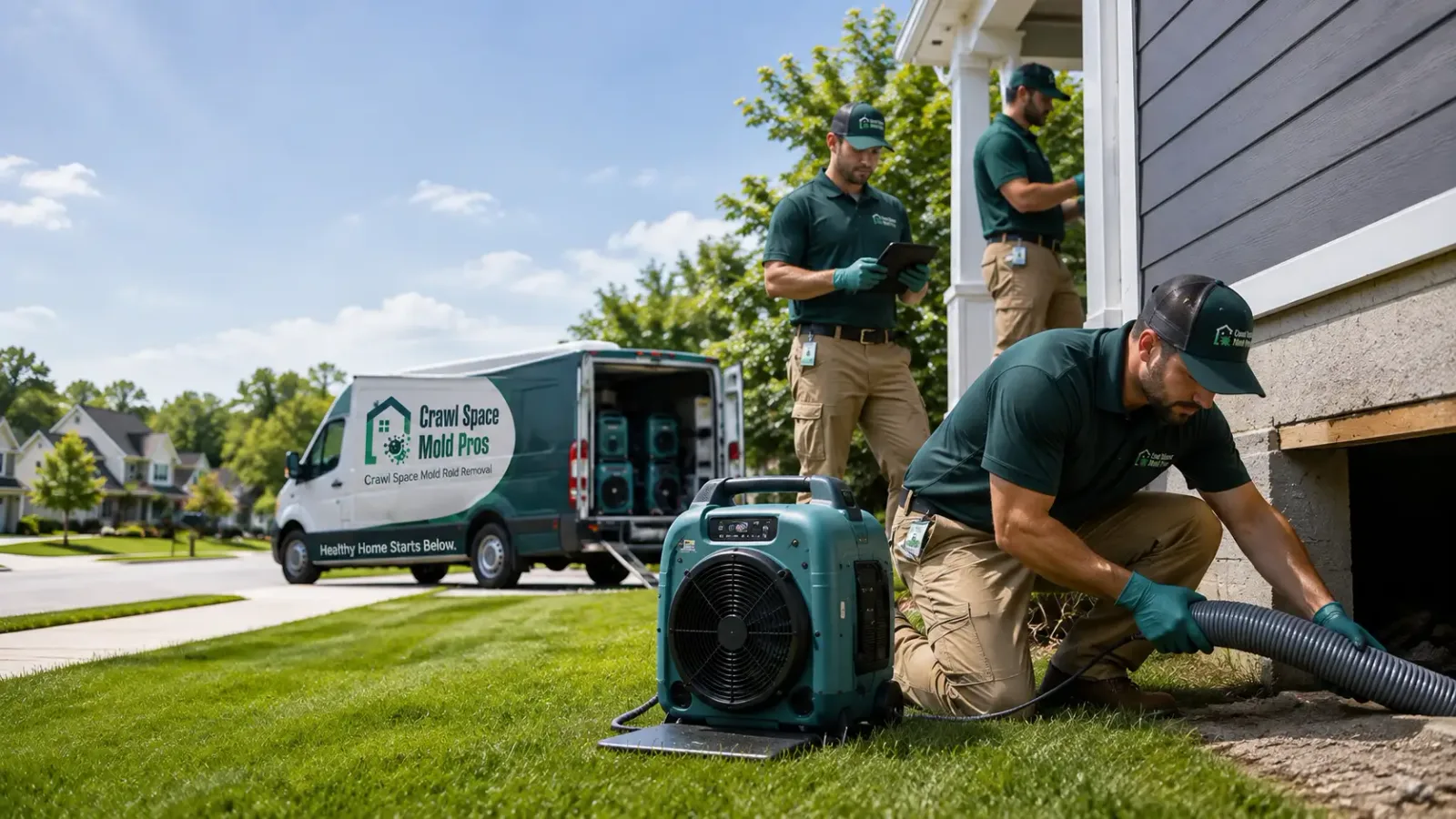 Crawl Space Mold Removal in Bernard, IA